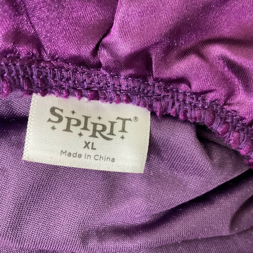 Spirit Halloween Midnight Sorceress Velour Hooded mini Dress XL Moon Stars - Picture 4 of 10